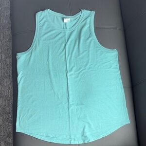 Athleta Light Aqua Sleeveless Tank
